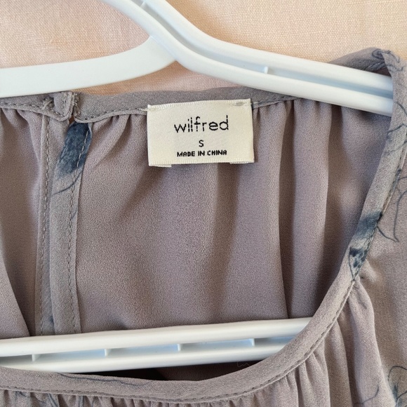 Aritzia Wilfred⎜MIRIAM DRESS⎜DRY BASIL / GRANITE BLUE - Picture 11 of 15